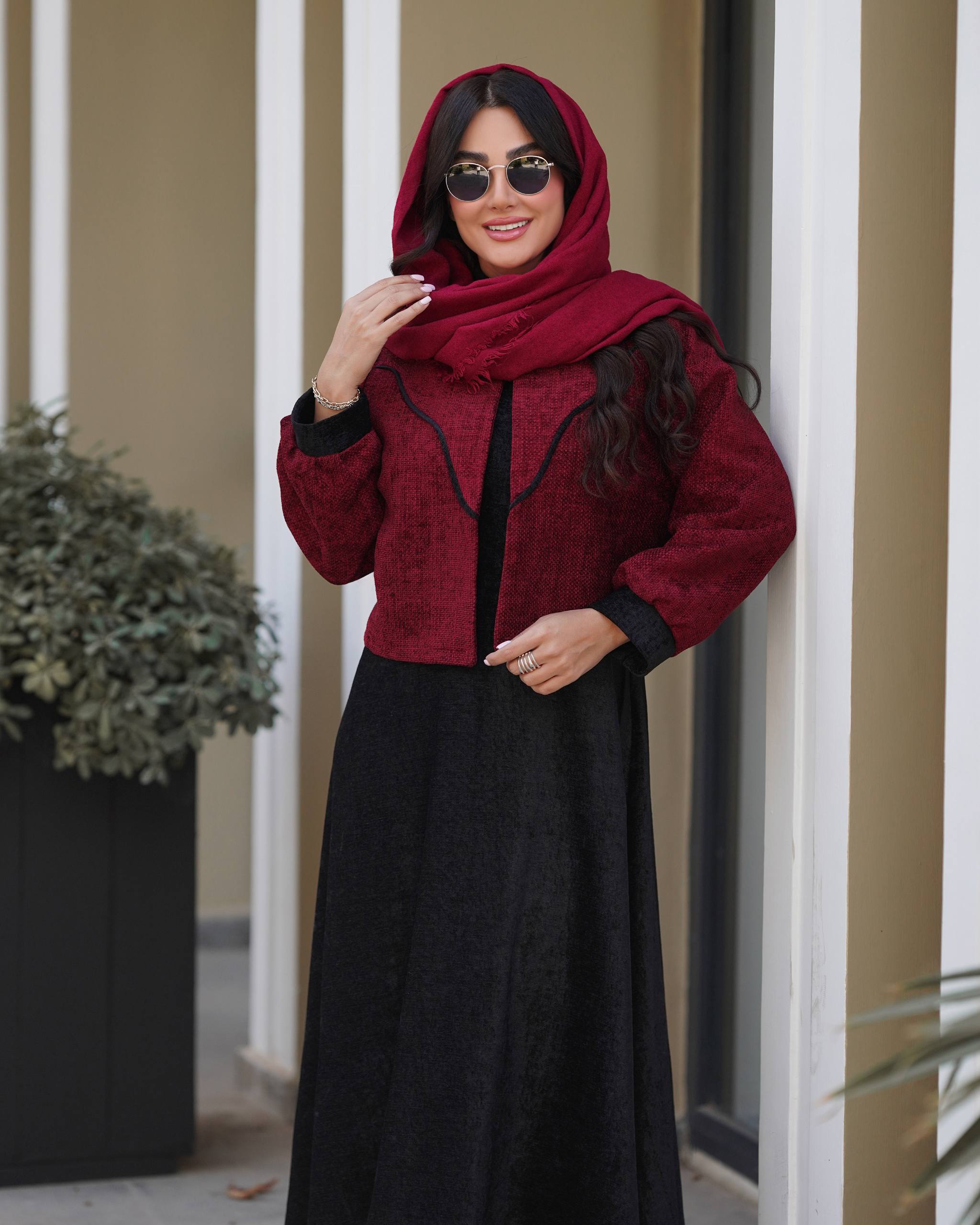 کت سارافون مخمل یلدایی