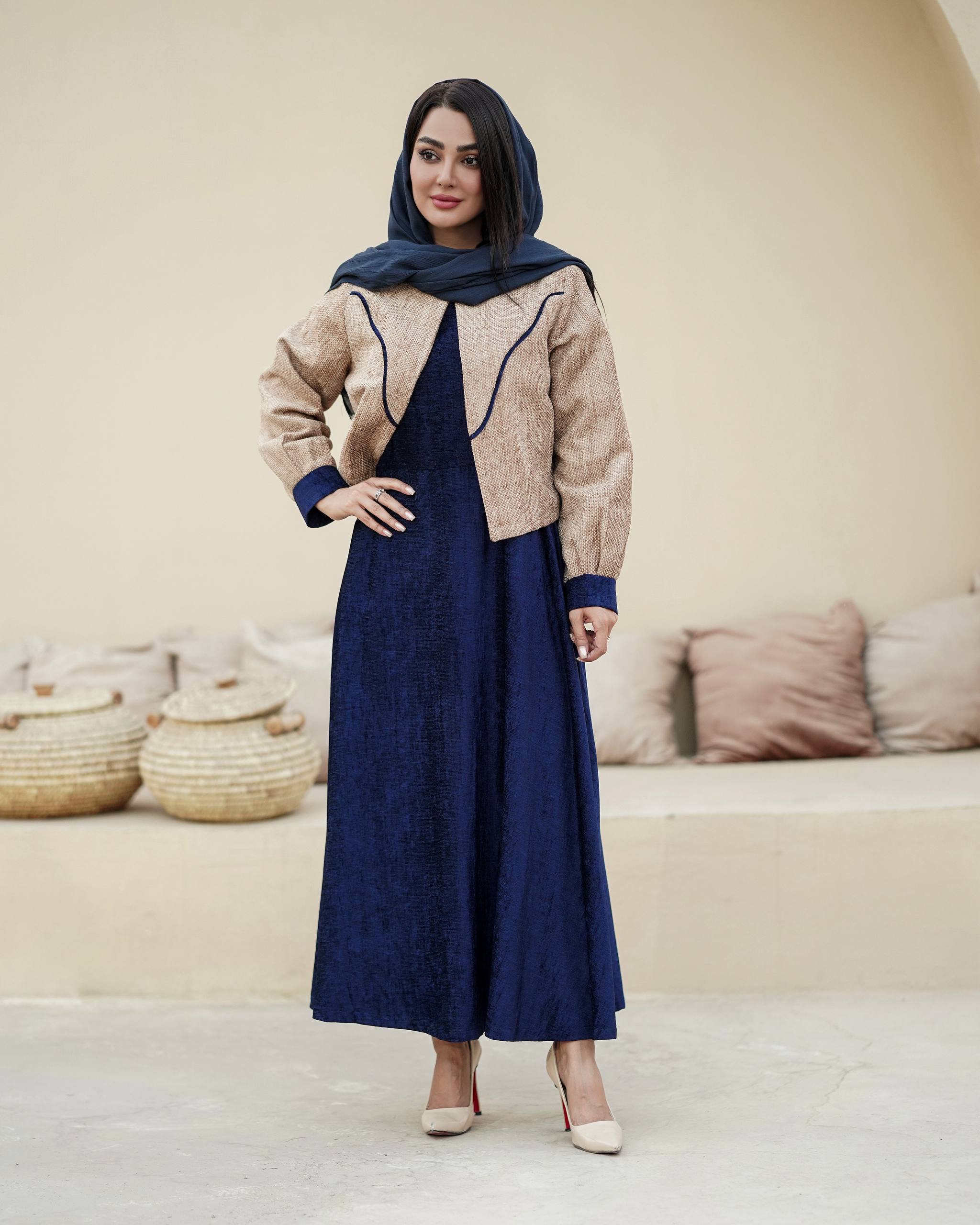 کت سارافون مخمل یلدایی