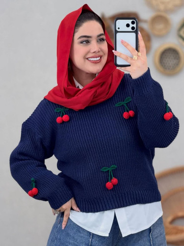 بلوز بافت گیلاسی با کیفیت