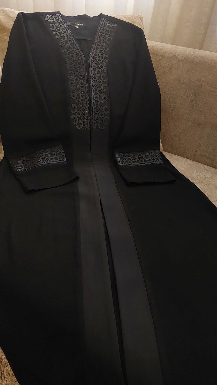 مانتو مجلسی با خرجکار حرفه ای (سایز بزرگ)