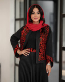 کت دامن پلیسه مزونی ساناز (یلدایی)