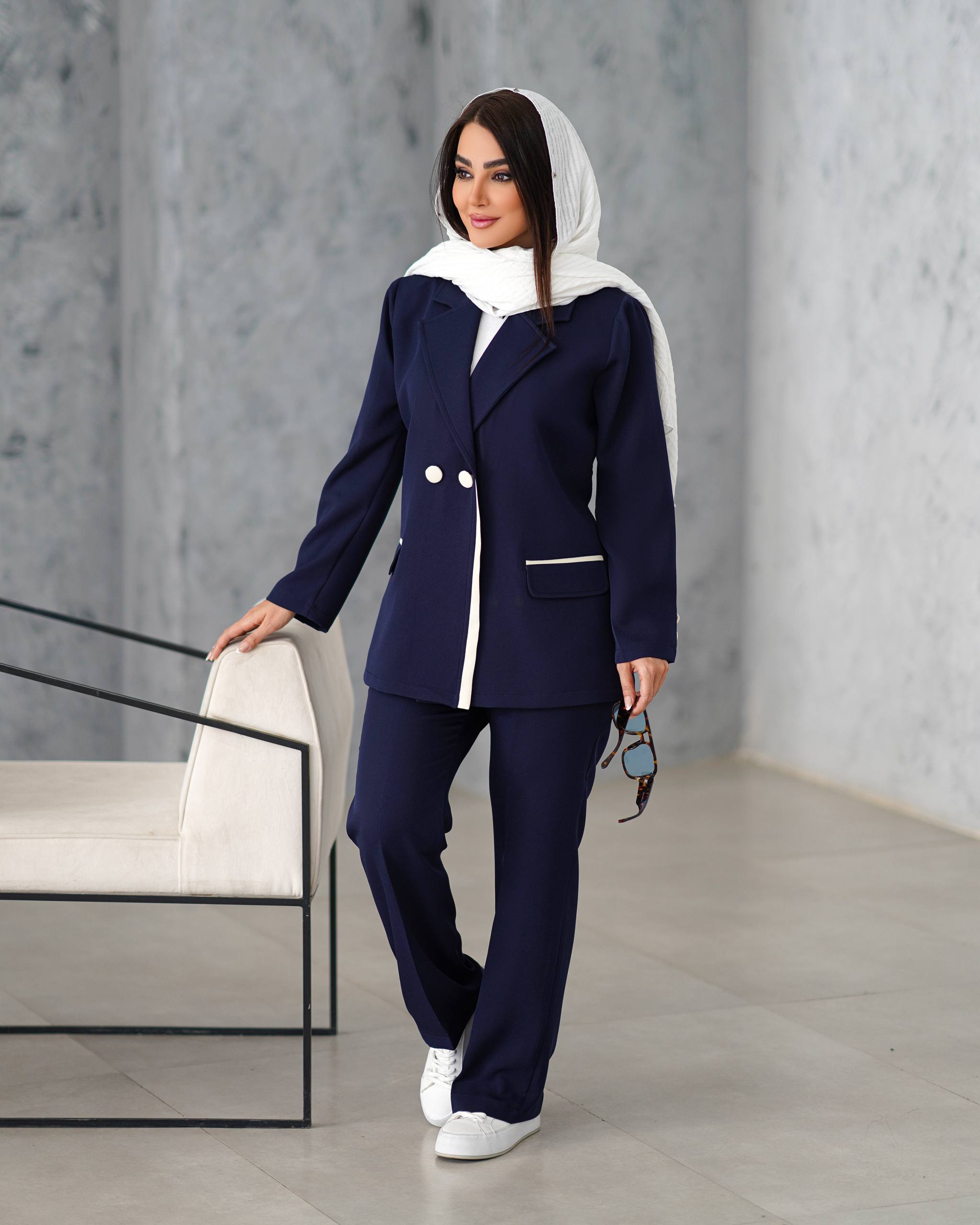 کت شلوار یقه انگلیسی عیدانه