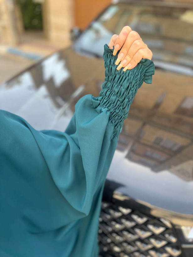 مانتو عبایی کرپ مدل طرح جدید