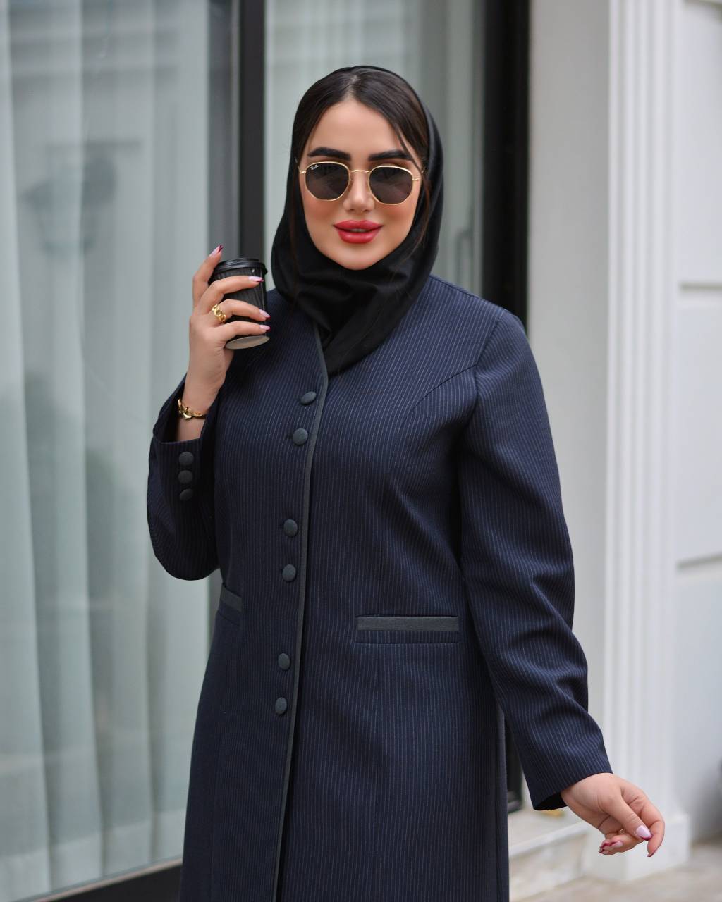 مانتو شلوار اداری دیپلمات دیبا