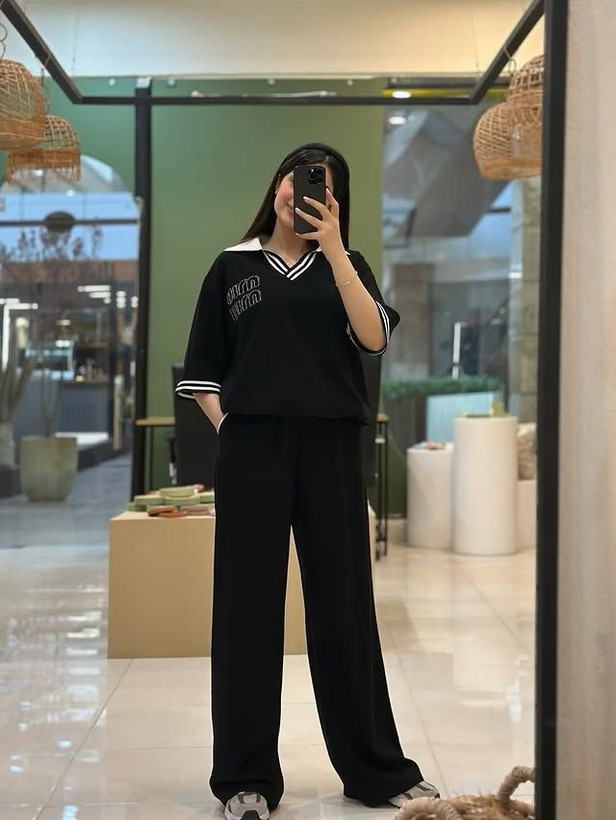 ست miu miu پایین گت دار سیلک