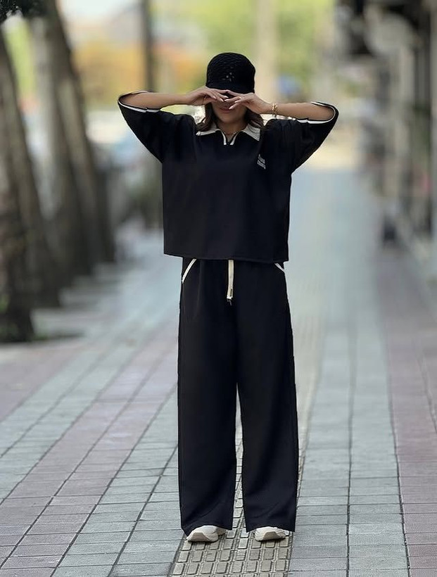 ست miu miu پایین گت دار سیلک