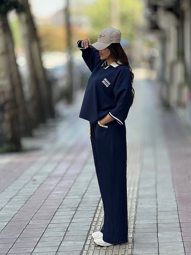 ست miu miu پایین گت دار سیلک